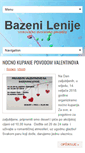 Mobile Screenshot of bazenilenije.com