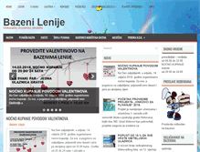 Tablet Screenshot of bazenilenije.com